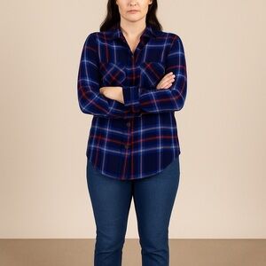 Statement Plaid Cabincore Flannel Shirt